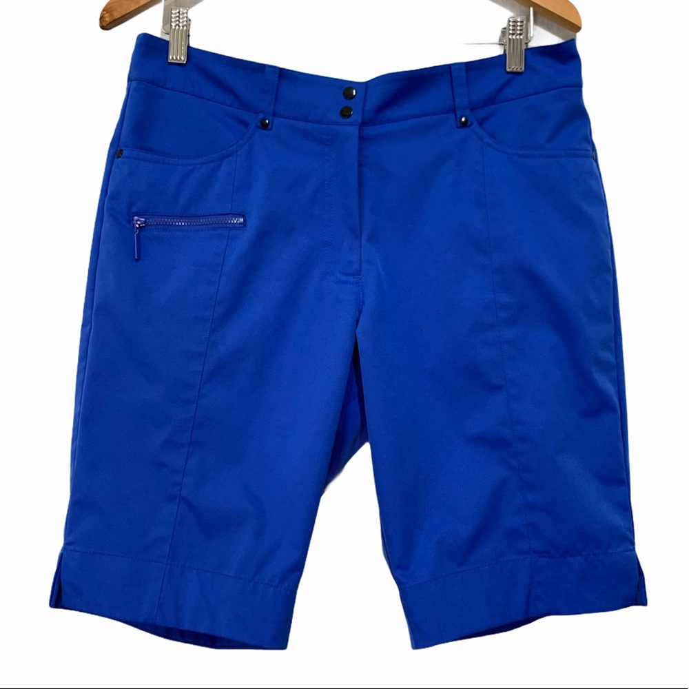 GGblue Bermuda Golf Shorts Snap Buttons